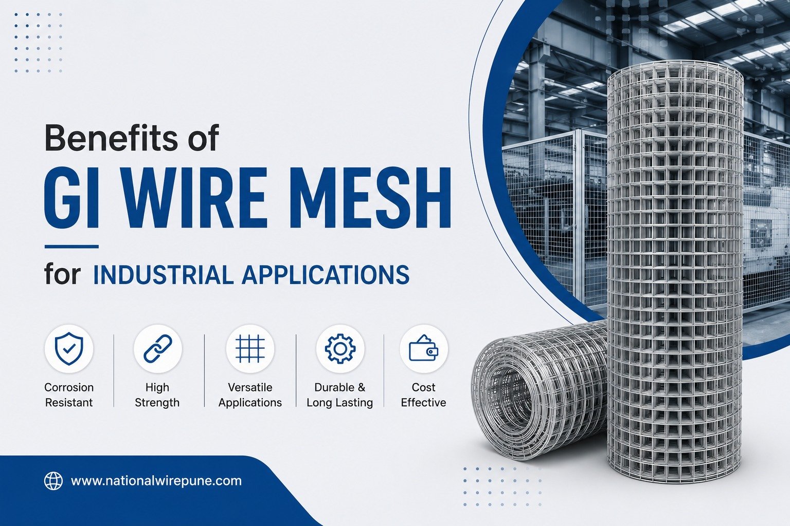 Benefits of GI Wire Mesh for Industrial Applications